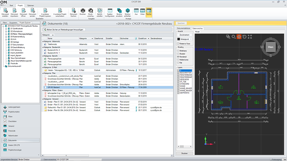 CYCOT OM Dokumentenmanagement
