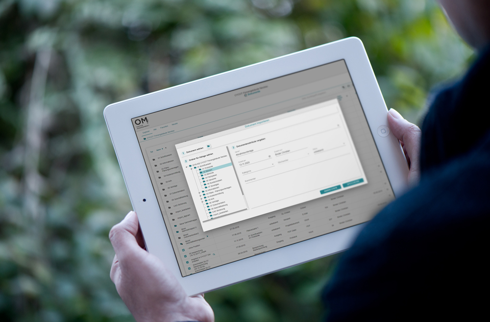 CYCOT OM OM Web für den Dokumentenaustausch von unterwegs